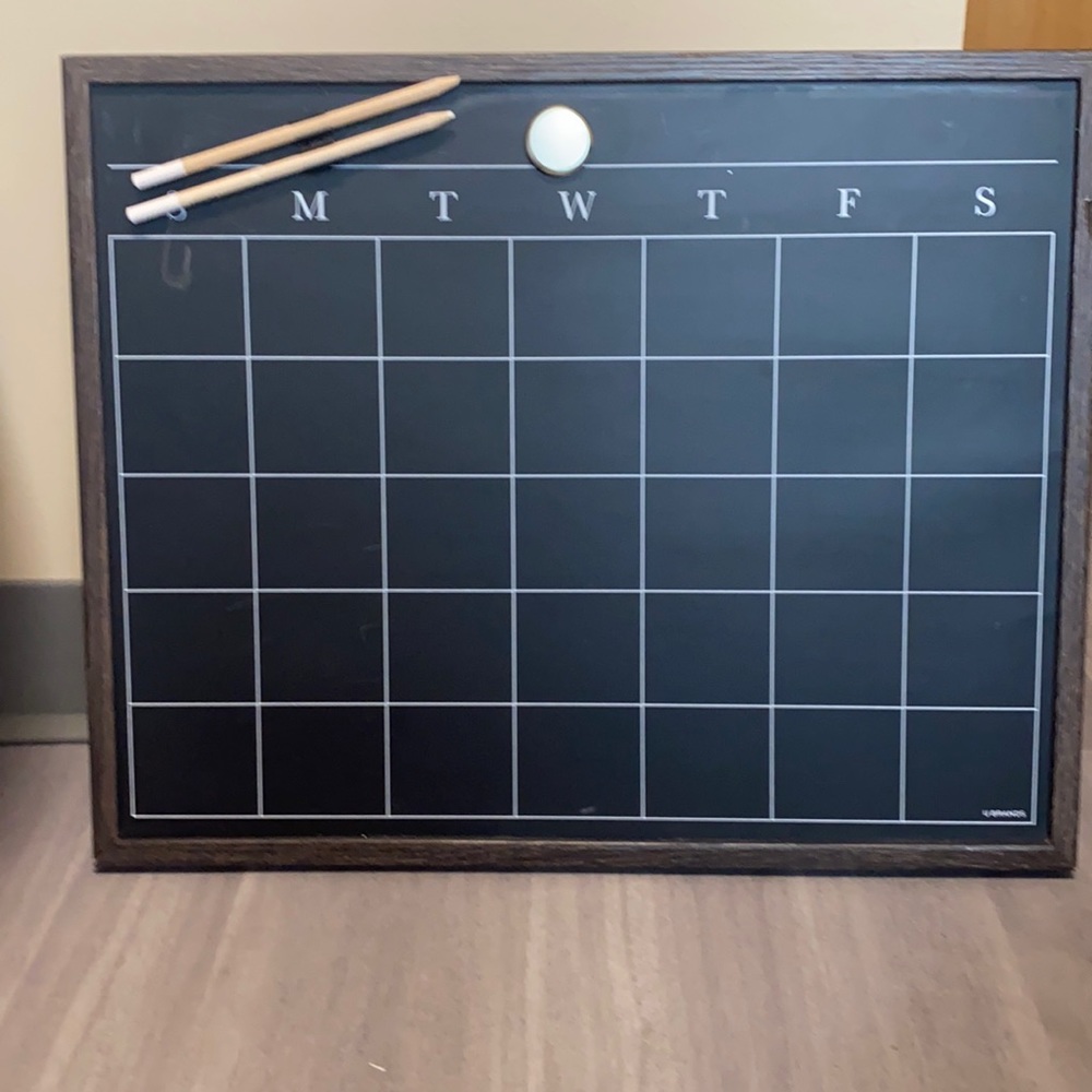 Chalk Calendar
